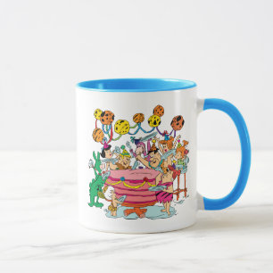 Caneca A festa de aniversário dos Flintstones  