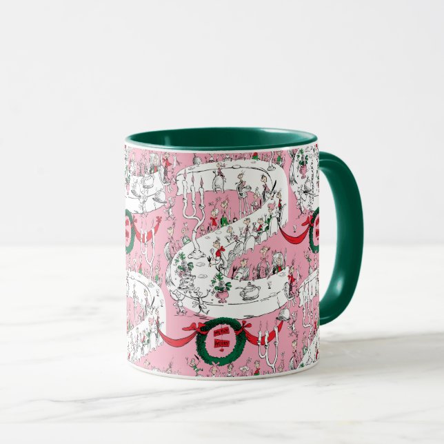 Caneca A Festa de Natal Alegre dos Whos (Frente Esquerda)