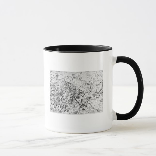 Caneca A força inglesa e holandesa que enfrenta a frota (Direita)