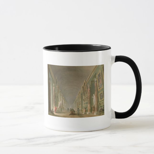 Caneca A galeria grande do Louvre (Direita)