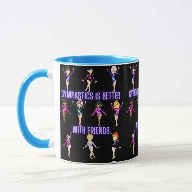 Caneca A ginástica É Melhor Com Amigos (Esquerda)
