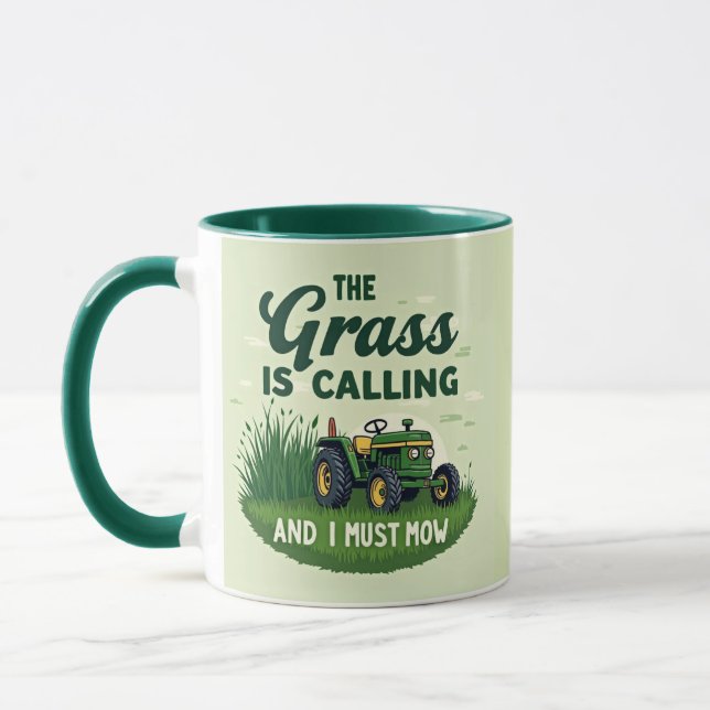 Caneca A grama está chamando e eu tenho que ir (Esquerda)