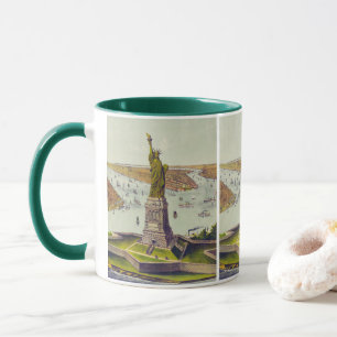 Caneca A Grande Estátua de Bartholdi, Estátua da Liberdad