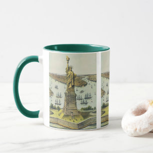 Caneca A Grande Estátua de Bartholdi, Estátua da Liberdad