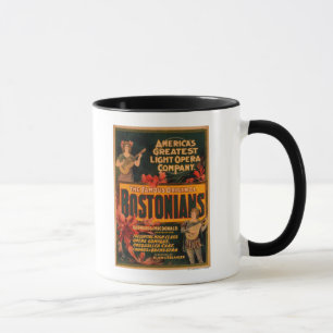 Caneca A grande ópera clara de Bostonians América