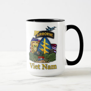 Caneca A guerra do vietname do REMENDO de MACV SOG