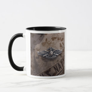 Caneca A guerra recrutada da força marinha de frota
