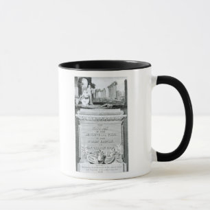 Caneca A história da diminuição e queda de romano