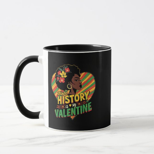 Caneca A História Negra É Meu Namorados Mês de História N (Esquerda)