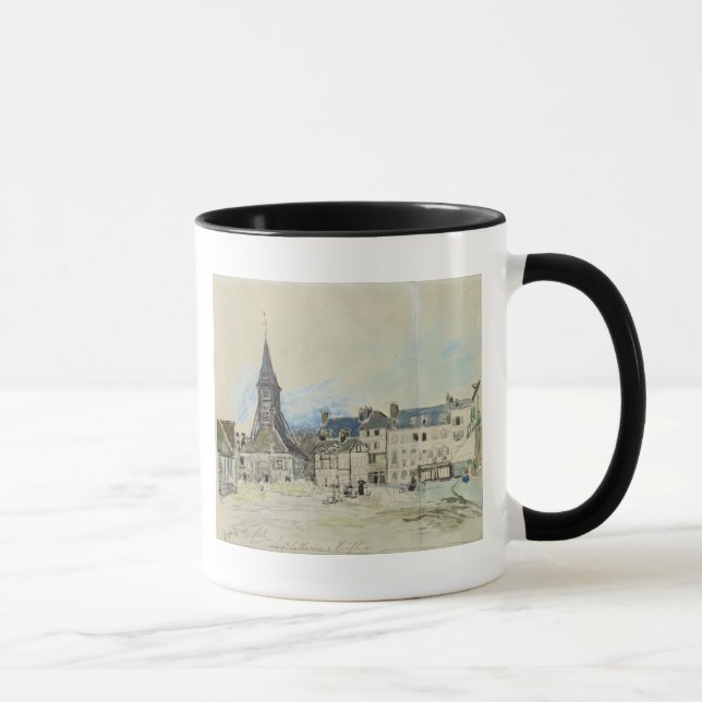 Caneca A igreja de Sainte-Catherine, Honfleur, 1864 (Direita)