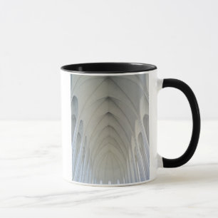 Caneca A igreja paroquial e pontos turísticos de Reykjavi