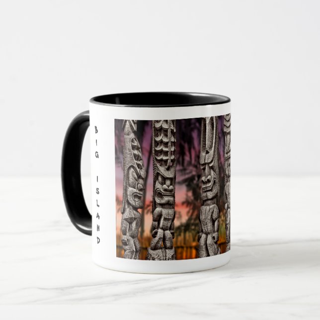 Caneca A Ilha Grande, Tiki Tribal Council Coffee Mug (Frente Esquerda)