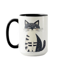 A ilustração retrata um gatinho fofo.