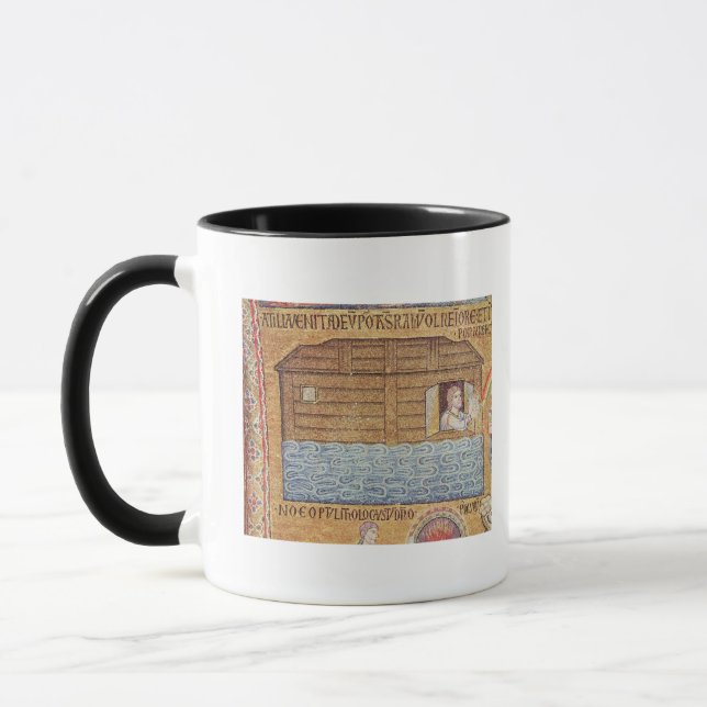 Caneca A inundação, do vestíbulo, detalhe de Noah (Esquerda)