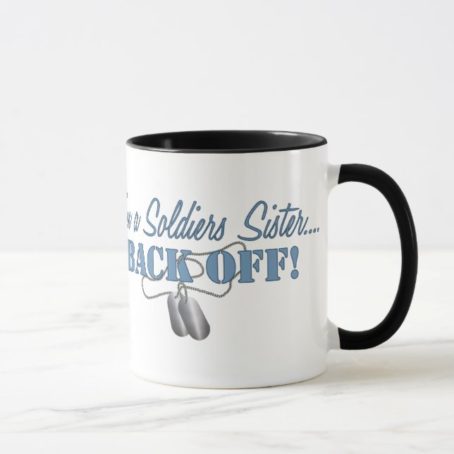 Caneca A irmã dos soldados… DESEMBARAÇA-SE! (Direita)
