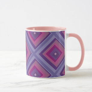 Caneca a lavanda roxa da paixão coloca a arte do teste