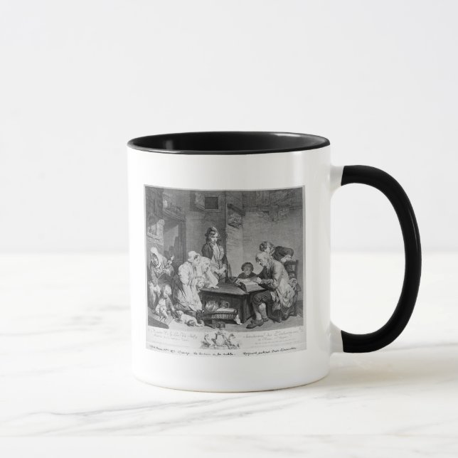 Caneca A leitura da bíblia (Direita)