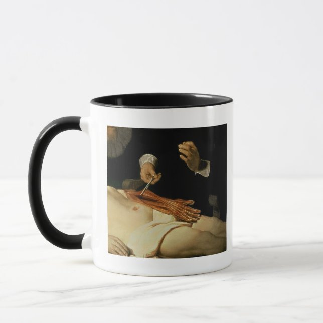 Caneca A lição da anatomia do Dr. Nicolaes Tulp, 1632 (Esquerda)