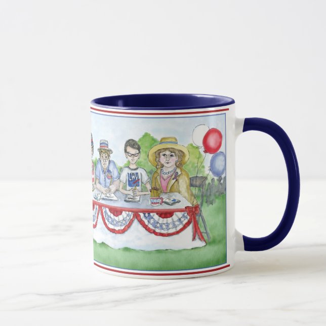 Caneca A liga de eleitores das mulheres no quarto de (Direita)