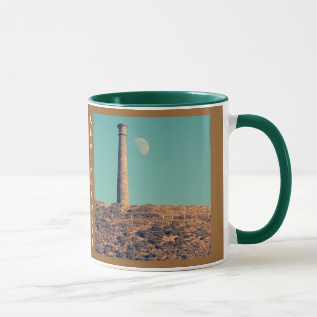 Caneca A Lua e uma Torre: Aberystwyth (Direita)