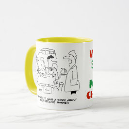 Caneca A maneira do doutor não está certa. Engraçado