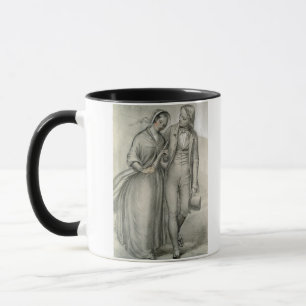 Caneca A manhã do casamento - a partida, c.1846