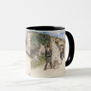 Caneca A Marcha Nupcial de Robinson, Recém-Casados Antigo