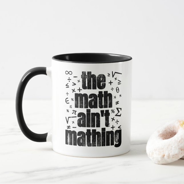 Caneca A Matemática não é Matemática (Com Donut)
