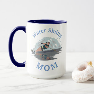Caneca A melhor do "MAMÃ esqui aquático" nunca!  Dia da