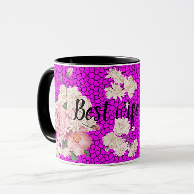 Caneca A melhor esposa de sempre (Frente Esquerda)