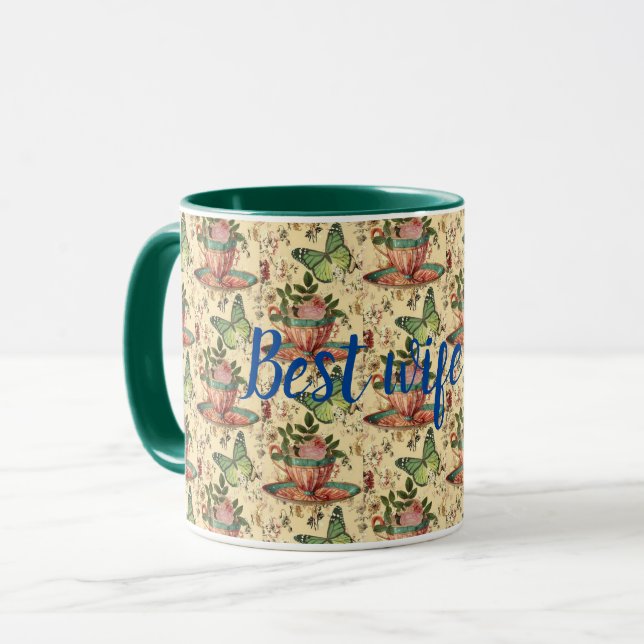 Caneca A melhor esposa de sempre (Frente Esquerda)
