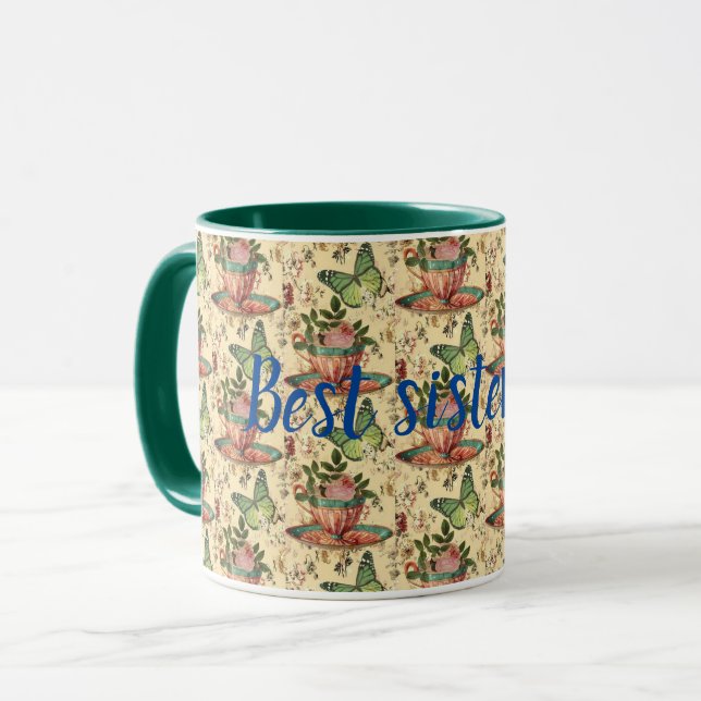 Caneca A melhor irmã de todos os tempos (Frente Esquerda)