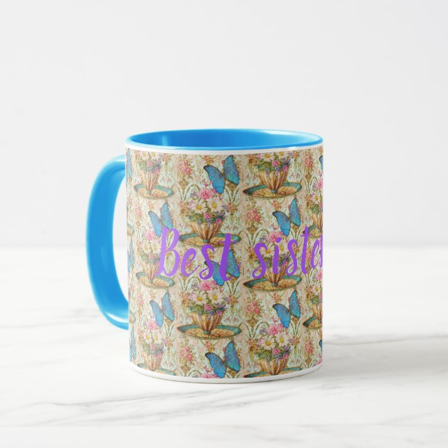 Caneca A melhor irmã de todos os tempos (Frente Esquerda)