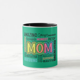 Caneca A melhor mãe a alimentar a inspiração personalizad