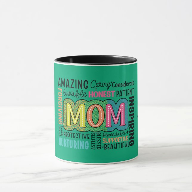 Caneca A melhor mãe a alimentar a inspiração personalizad (Centro)
