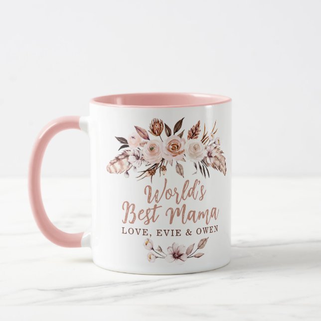 Caneca A Melhor Mãe Boho do Mundo (Esquerda)