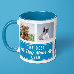 Caneca A Melhor Mãe De Cachorro Alguma Vez Blue Pet Colla
