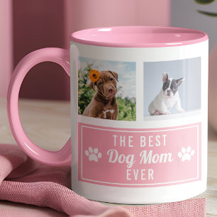 Caneca A Melhor Mãe de Cachorro de Todos os Tempos Foto e