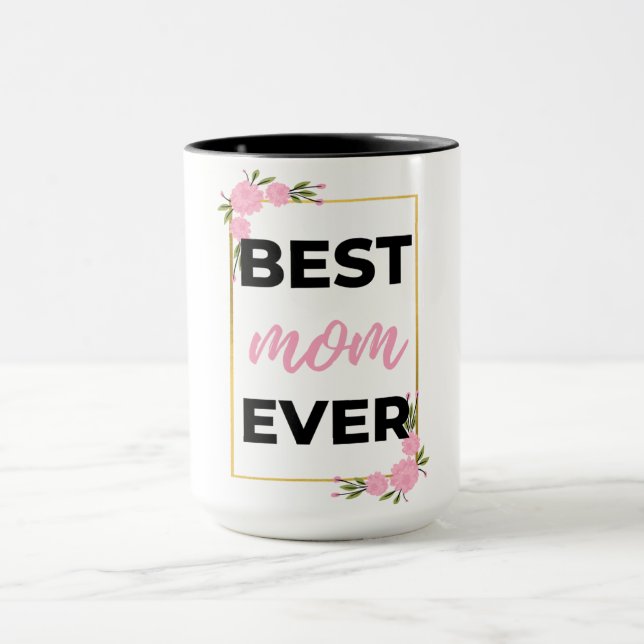 Caneca A melhor mãe de sempre. (Centro)