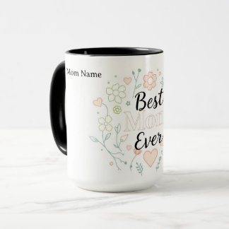 Caneca A Melhor Mãe de Todos os Tempos | Presente de Cerâ