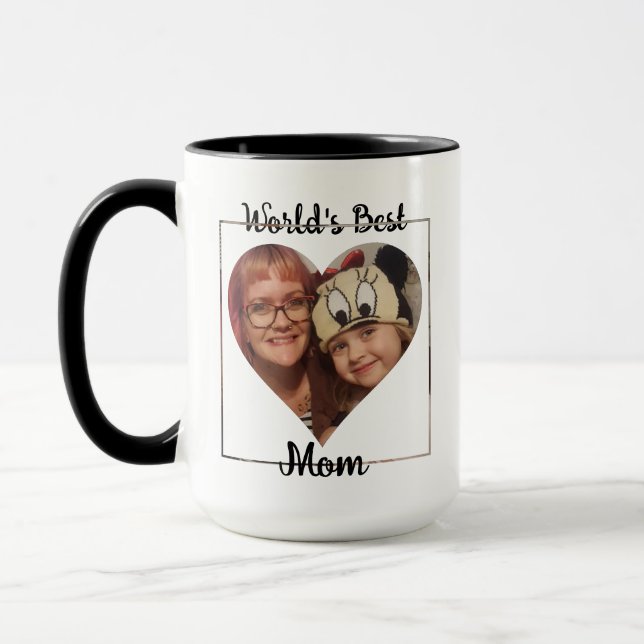 Caneca A melhor mãe do mundo personalizada (Esquerda)