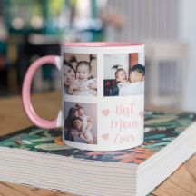 A Melhor Mãe Já Personalizada, 8 Fotografias Rosa