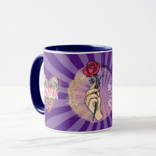 Caneca A melhor personalização do Rosa da mamãe nunca