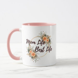 Caneca A melhor vida da mãe personalizada