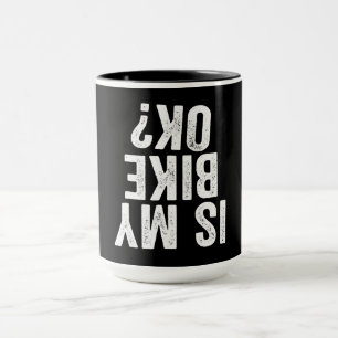 Caneca A Minha Bicicleta Está Bem Engraçada Presente Para
