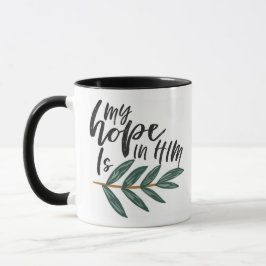 Caneca A Minha Esperança Está Nele.