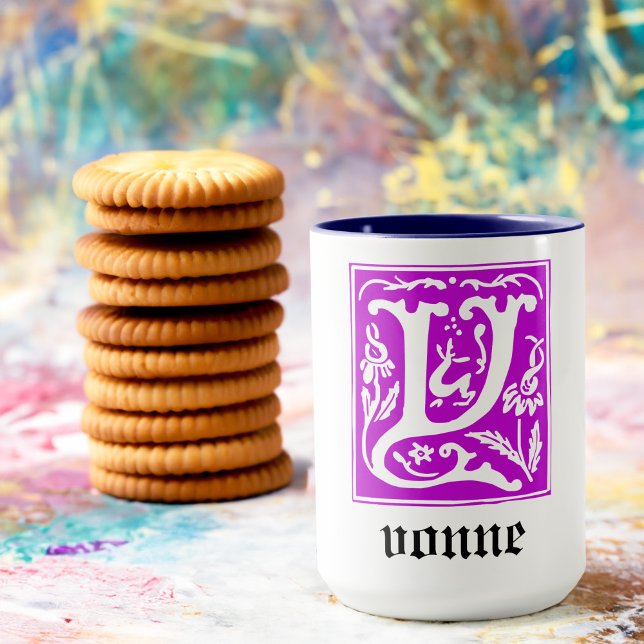 Caneca A mítica do século XVI cria capital decorativo Y (Criador carregado)