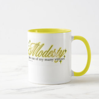 Caneca A modéstia é uma Virtude