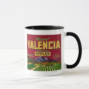 Caneca A montagem Valência Apple etiqueta - Watsonville,