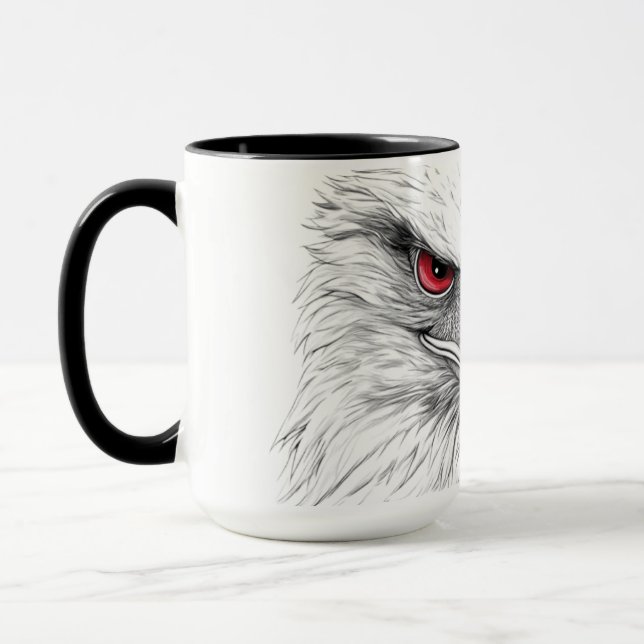 Caneca A mug with a picture of a bird (Esquerda)